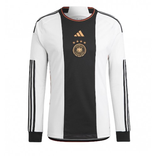 Lacne Muži Futbalové dres Nemecko MS 2022 Dlhy Rukáv - Domáci